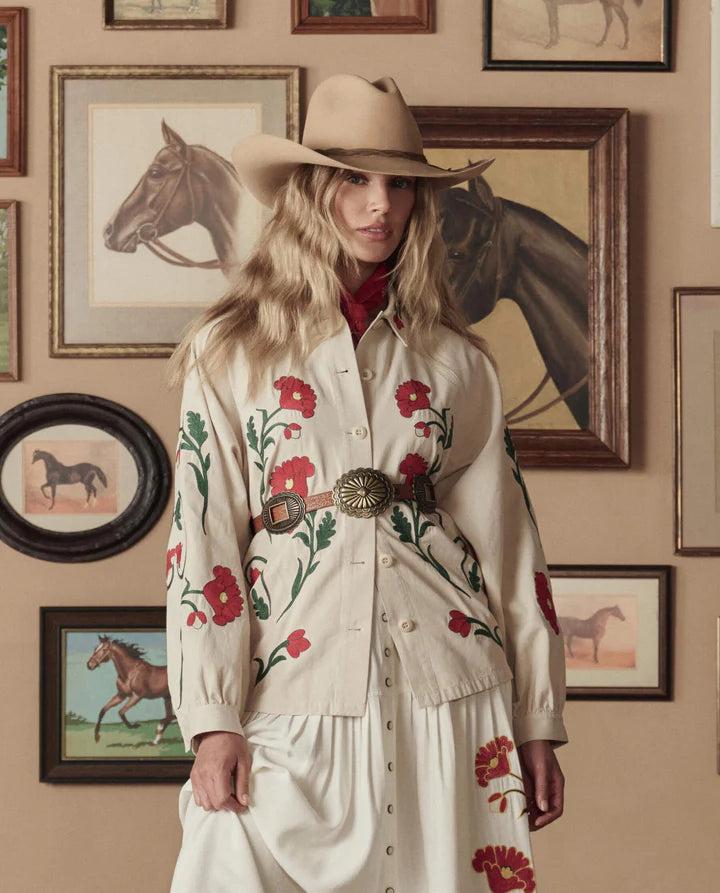 Veste TheGreat. Western Commodore Cream | Podiums Nancy