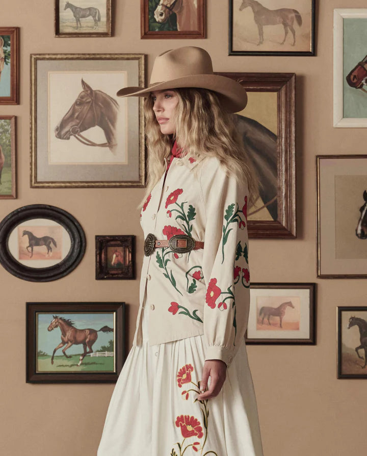 Veste TheGreat. Western Commodore Cream | Podiums Nancy