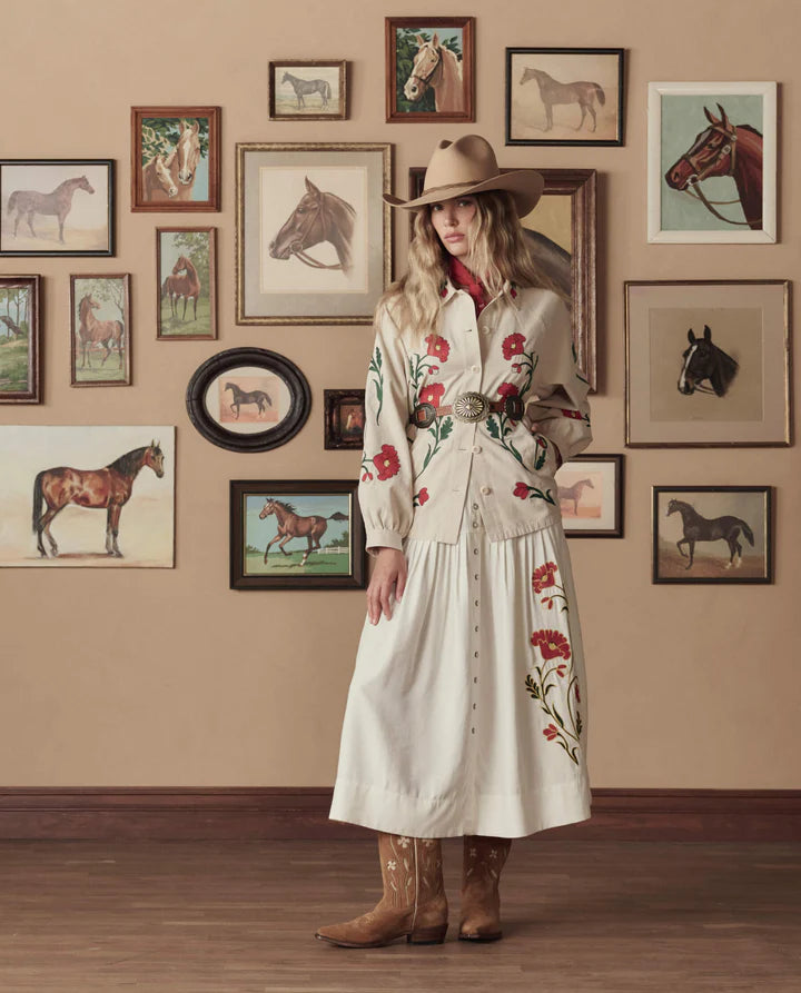 Veste TheGreat. Western Commodore Cream | Podiums Nancy
