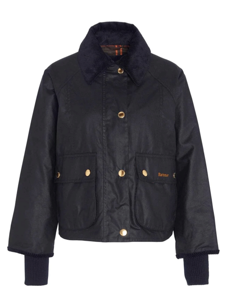 VESTE CROPPED BEADNELL WAX NOIR