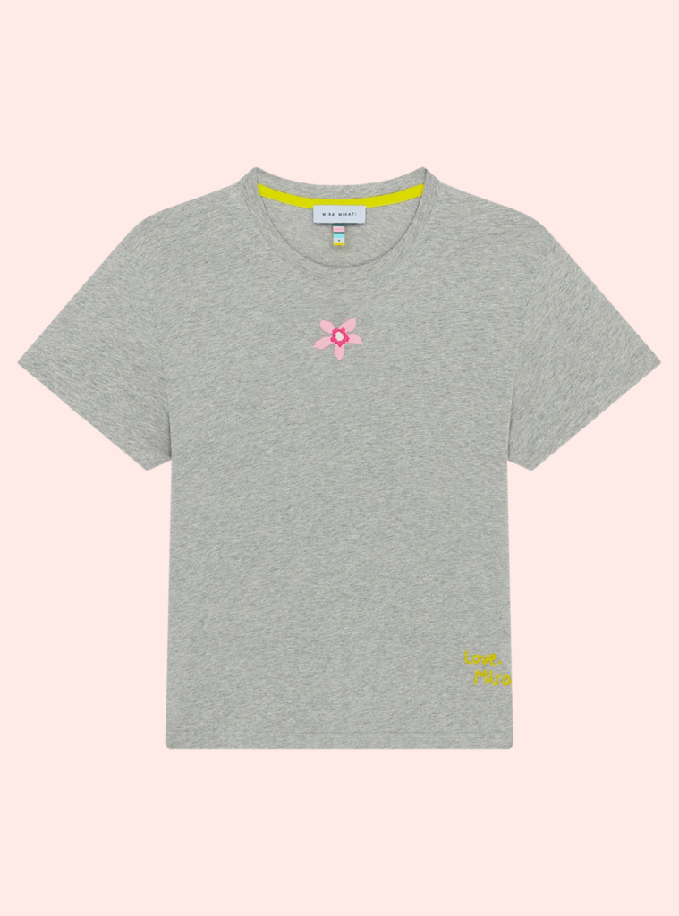 T-SHIRT BRODÉ FLEUR