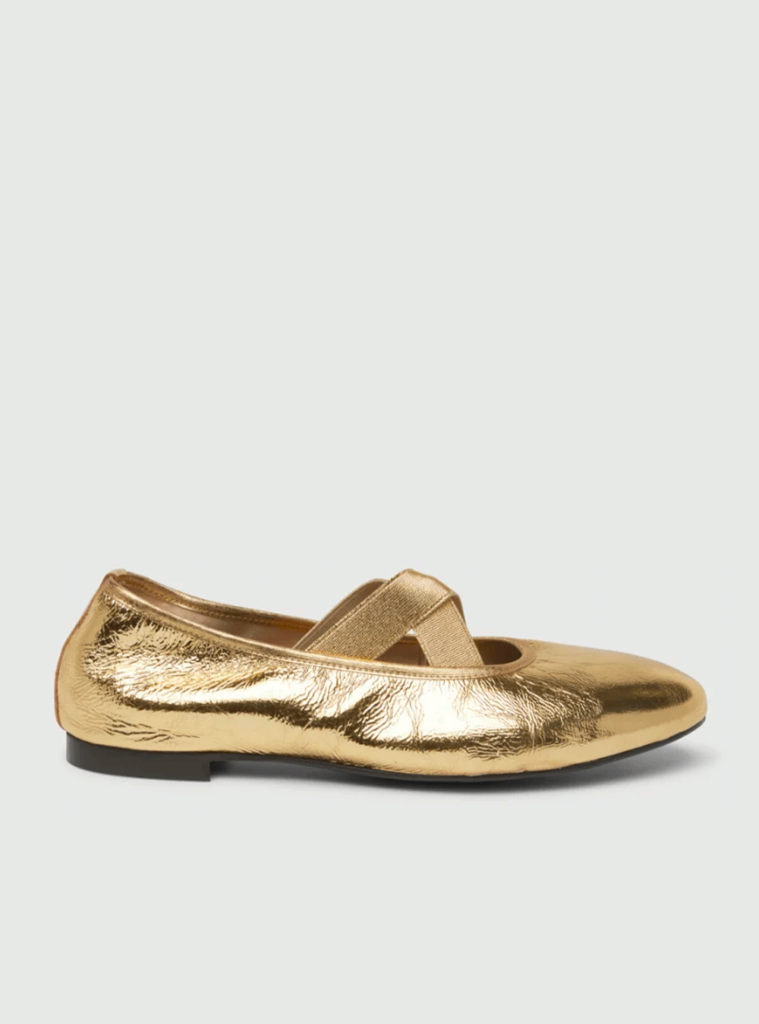 BALLERINES BETTINA GOLD