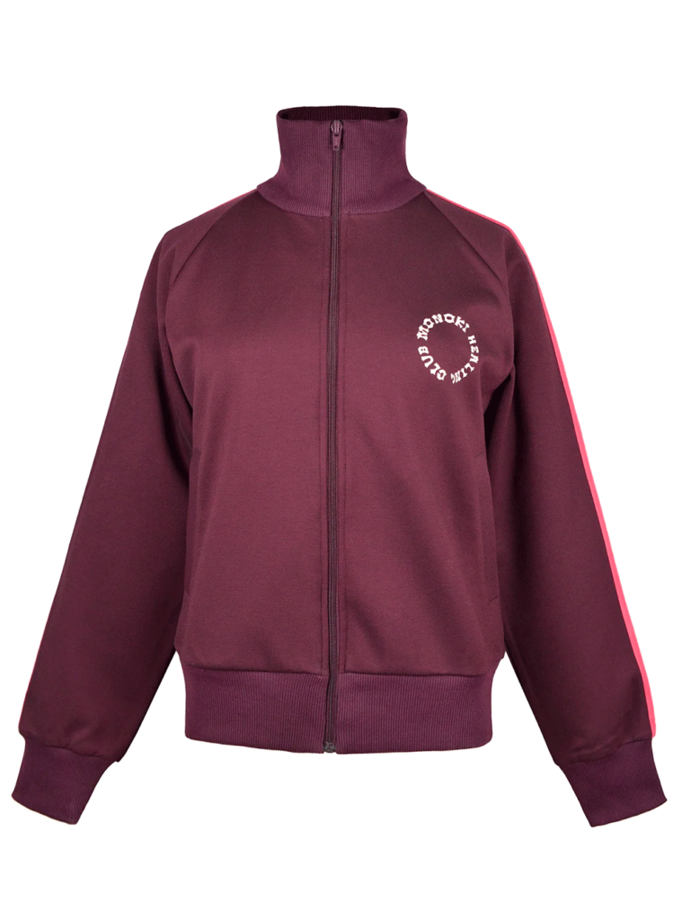 VESTE TRACK BURGUNDY