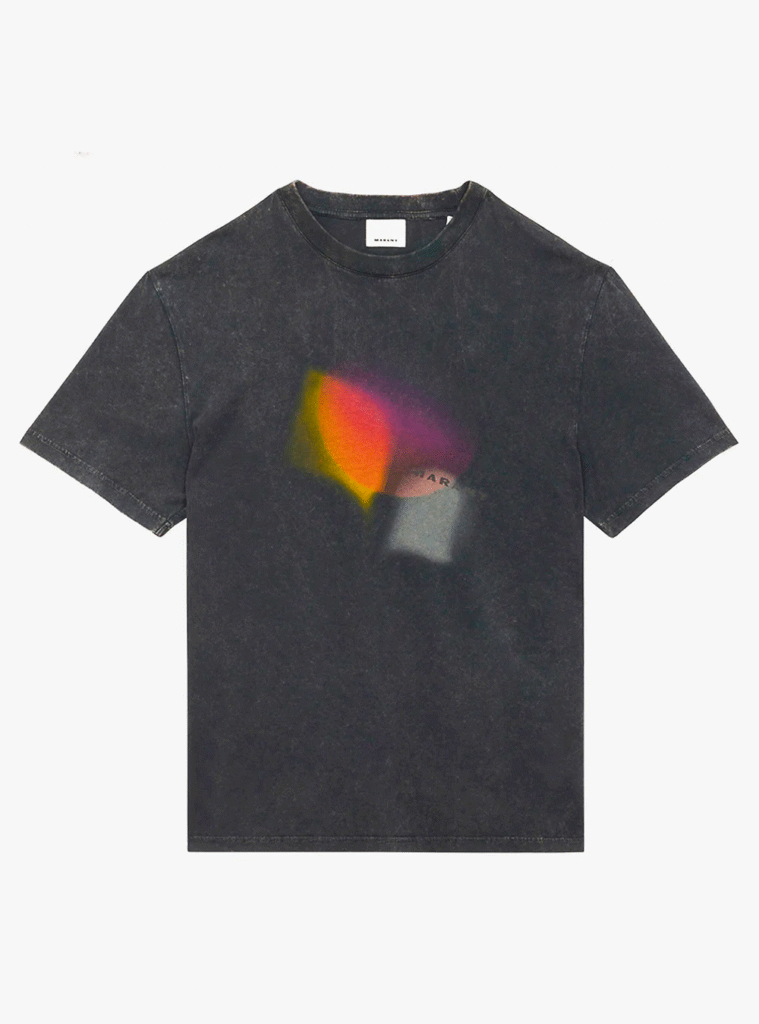 T-SHIRT ZEWEL NOIR DELAVÉ