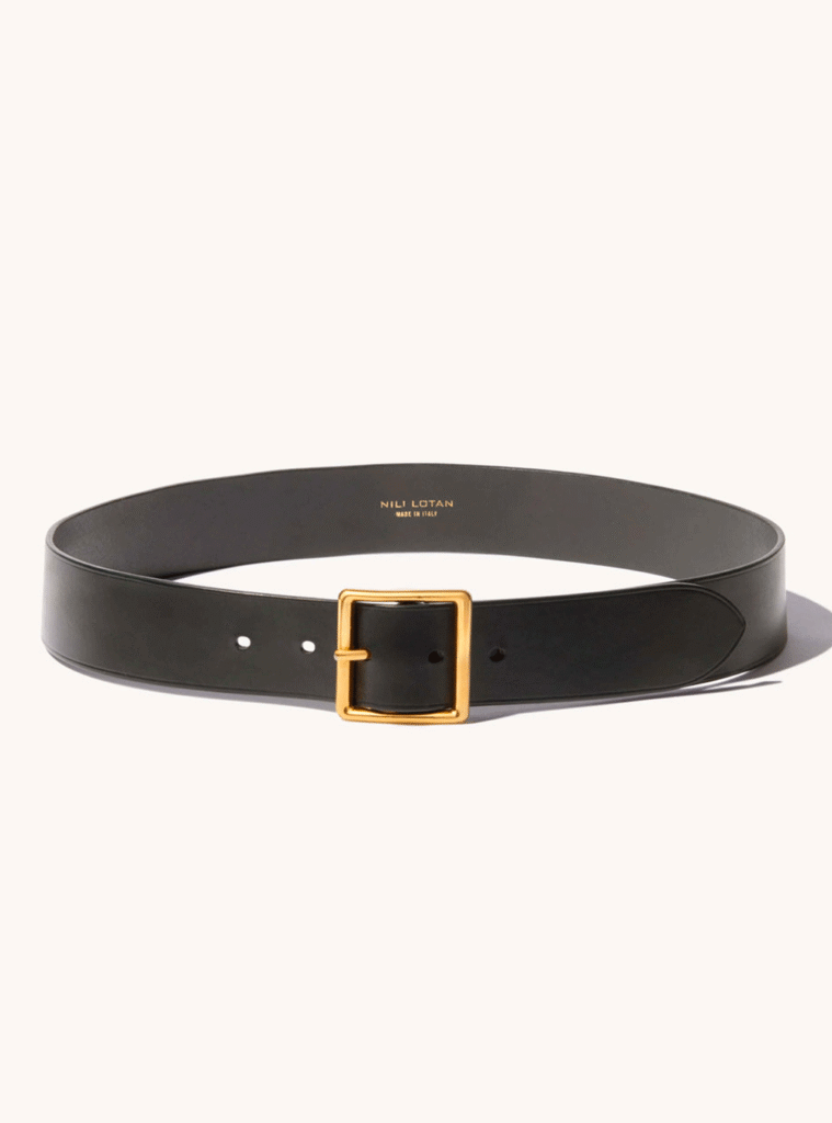 CEINTURE MARCELA NOIRE LAITON ANTIQUE