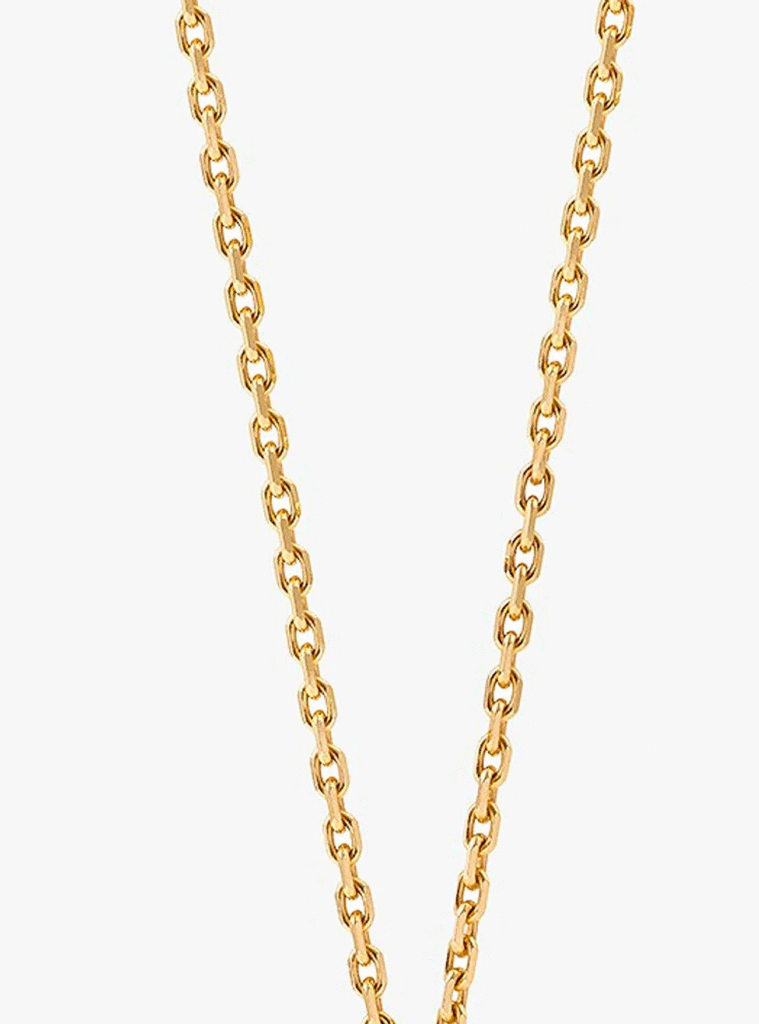 CHAINE DE 45 CM OR JAUNE 18K